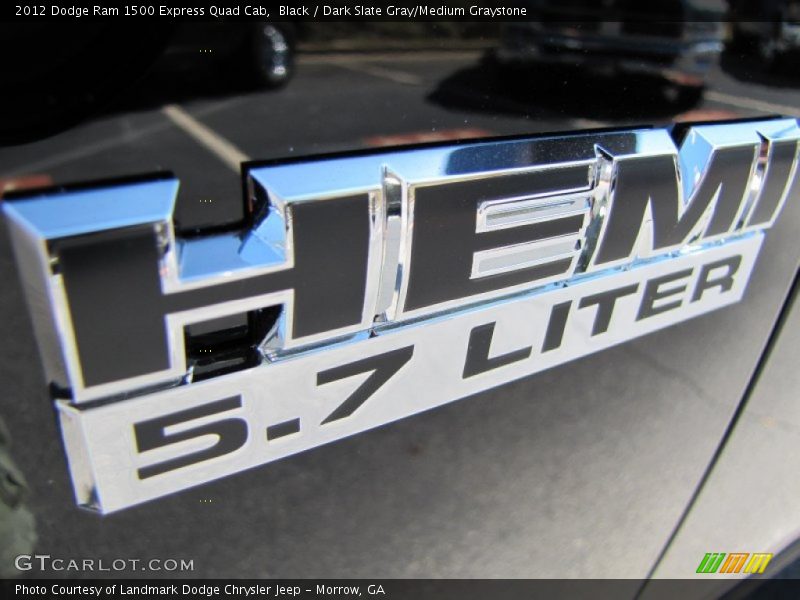 Black / Dark Slate Gray/Medium Graystone 2012 Dodge Ram 1500 Express Quad Cab