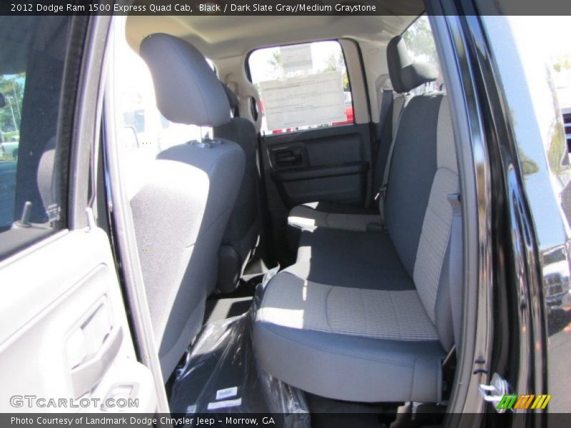 Black / Dark Slate Gray/Medium Graystone 2012 Dodge Ram 1500 Express Quad Cab