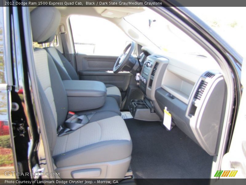Black / Dark Slate Gray/Medium Graystone 2012 Dodge Ram 1500 Express Quad Cab