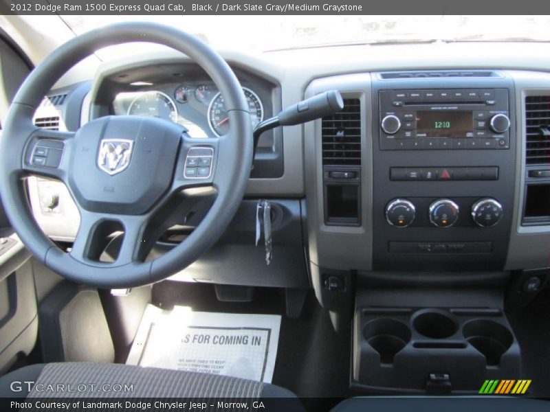 Black / Dark Slate Gray/Medium Graystone 2012 Dodge Ram 1500 Express Quad Cab