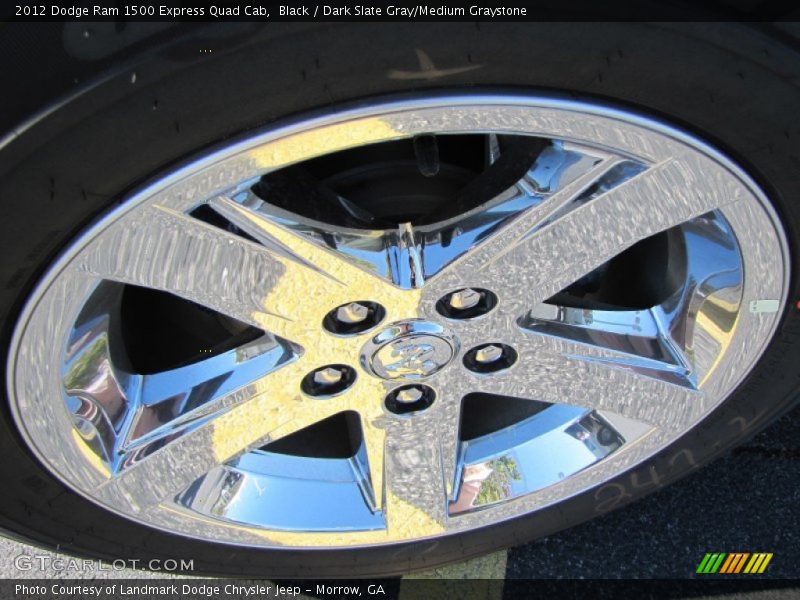 Black / Dark Slate Gray/Medium Graystone 2012 Dodge Ram 1500 Express Quad Cab