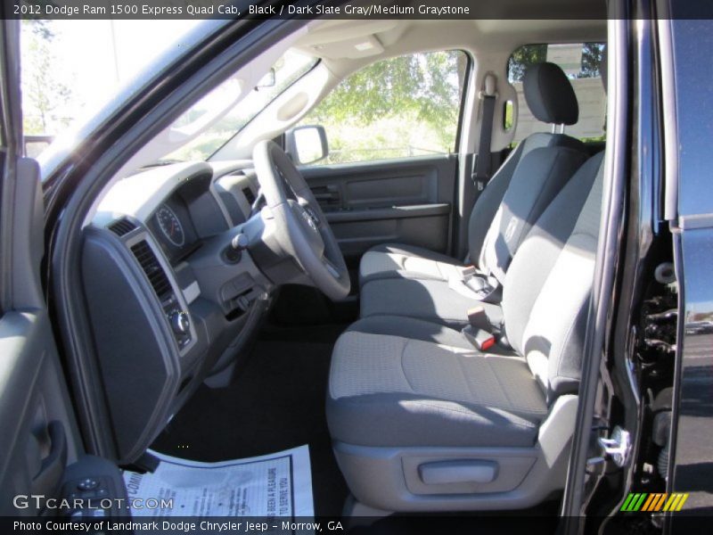 Black / Dark Slate Gray/Medium Graystone 2012 Dodge Ram 1500 Express Quad Cab