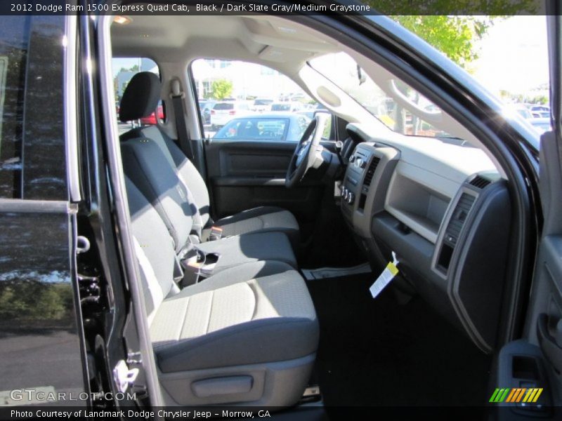 Black / Dark Slate Gray/Medium Graystone 2012 Dodge Ram 1500 Express Quad Cab