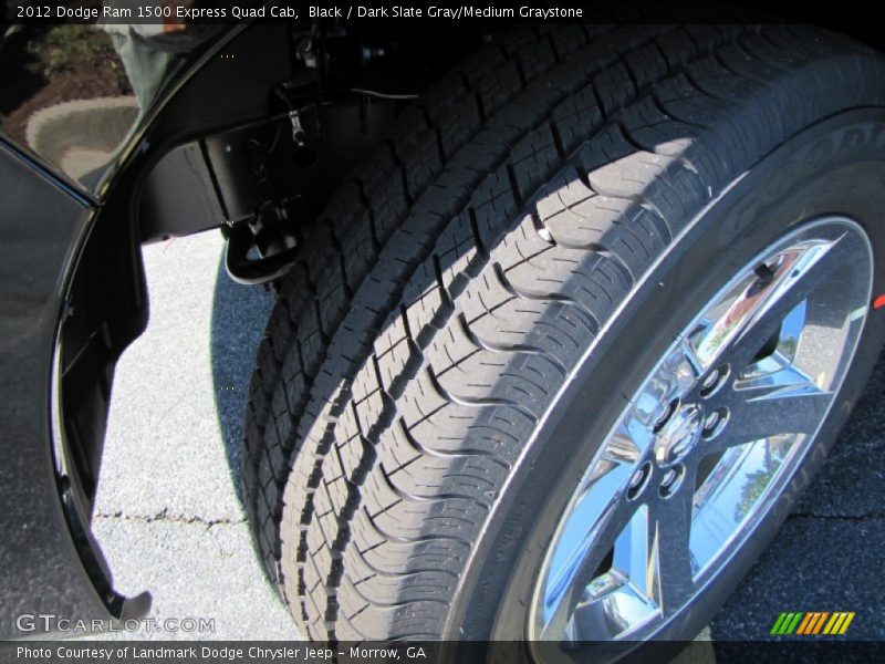 Black / Dark Slate Gray/Medium Graystone 2012 Dodge Ram 1500 Express Quad Cab