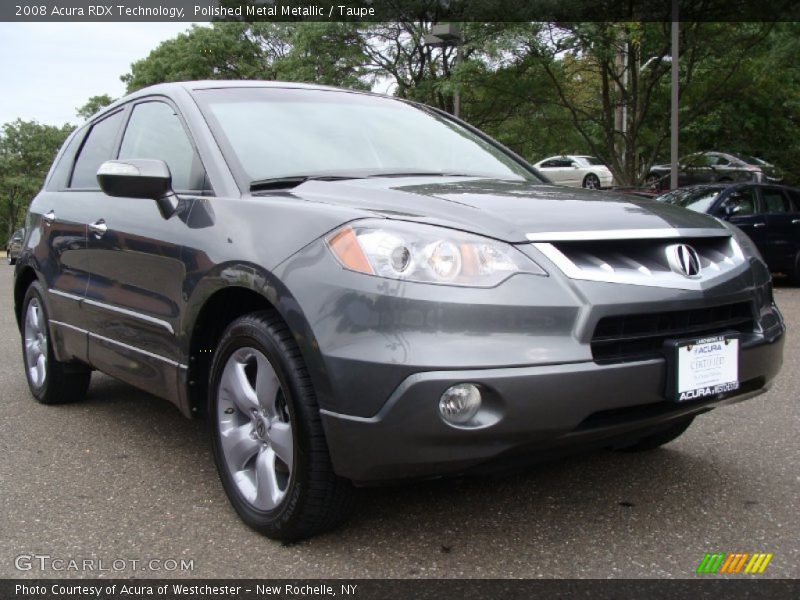 Polished Metal Metallic / Taupe 2008 Acura RDX Technology
