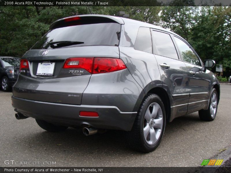 Polished Metal Metallic / Taupe 2008 Acura RDX Technology