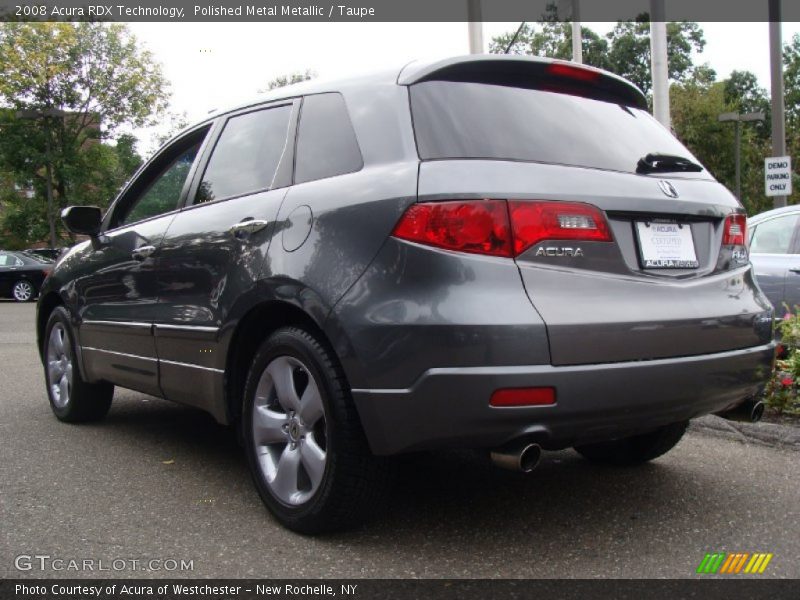 Polished Metal Metallic / Taupe 2008 Acura RDX Technology