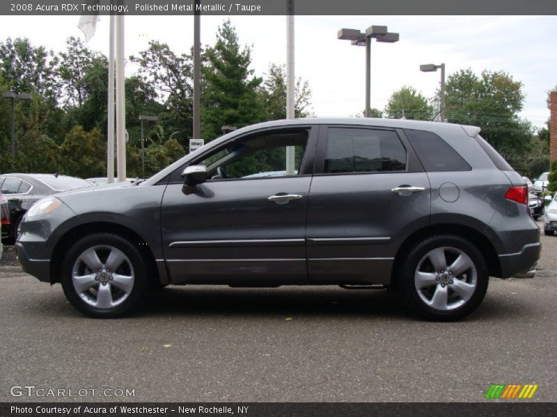 Polished Metal Metallic / Taupe 2008 Acura RDX Technology