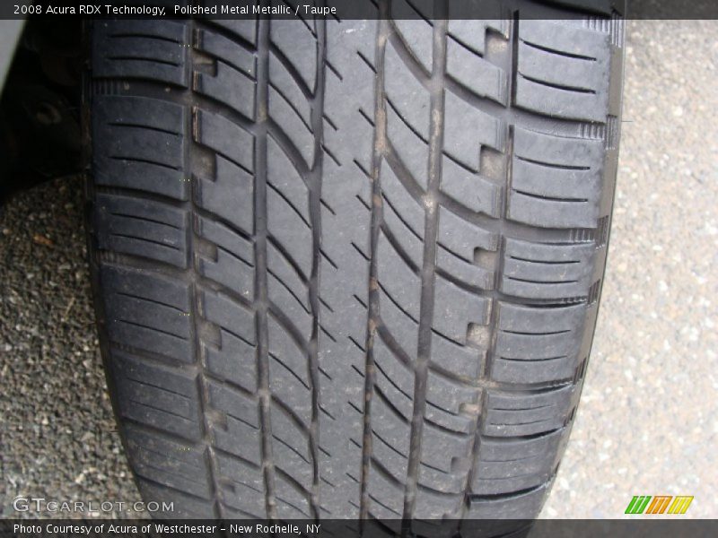 Polished Metal Metallic / Taupe 2008 Acura RDX Technology