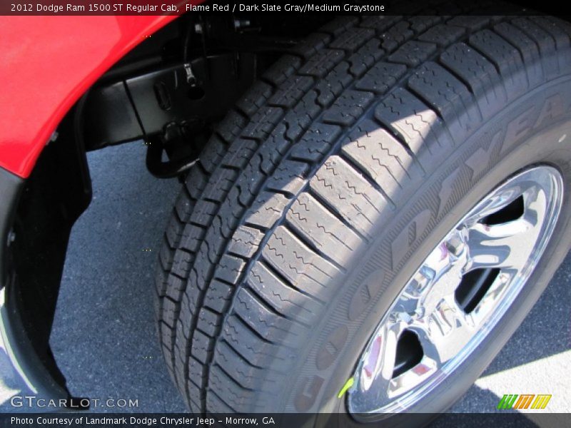 Flame Red / Dark Slate Gray/Medium Graystone 2012 Dodge Ram 1500 ST Regular Cab