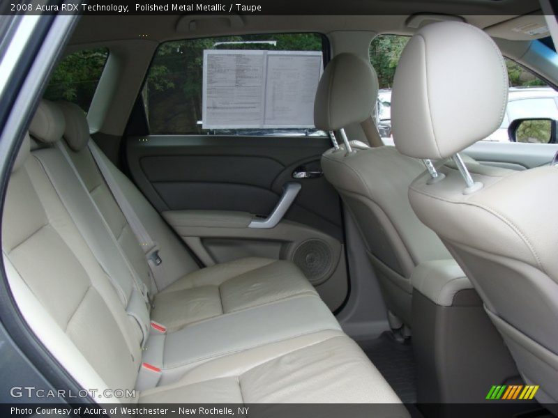 Polished Metal Metallic / Taupe 2008 Acura RDX Technology