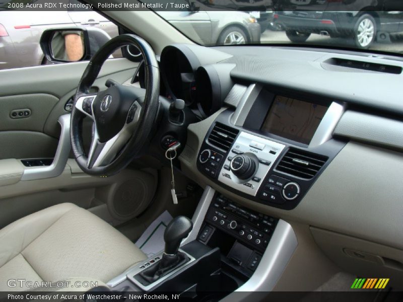 Polished Metal Metallic / Taupe 2008 Acura RDX Technology
