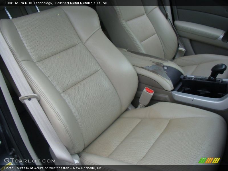 Polished Metal Metallic / Taupe 2008 Acura RDX Technology