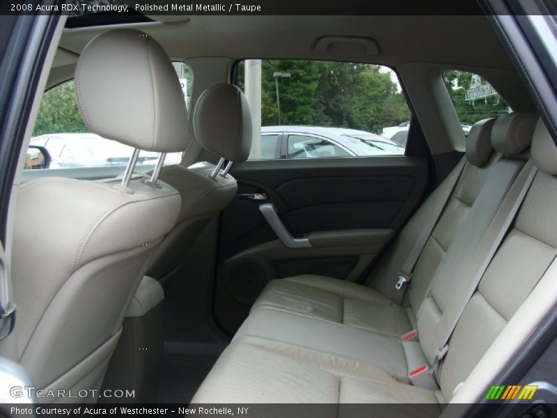 Polished Metal Metallic / Taupe 2008 Acura RDX Technology