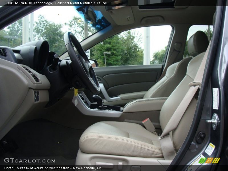 Polished Metal Metallic / Taupe 2008 Acura RDX Technology