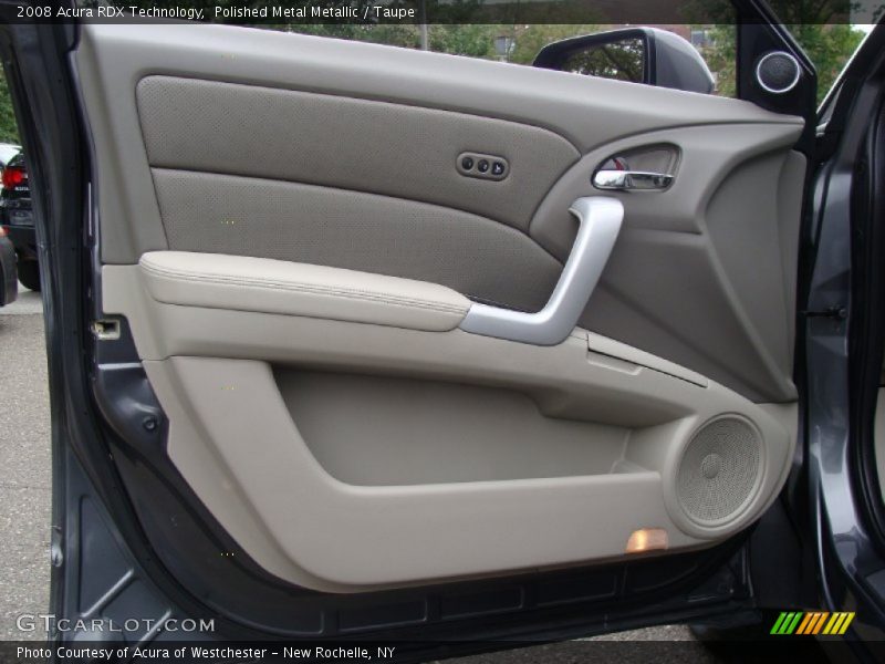 Polished Metal Metallic / Taupe 2008 Acura RDX Technology