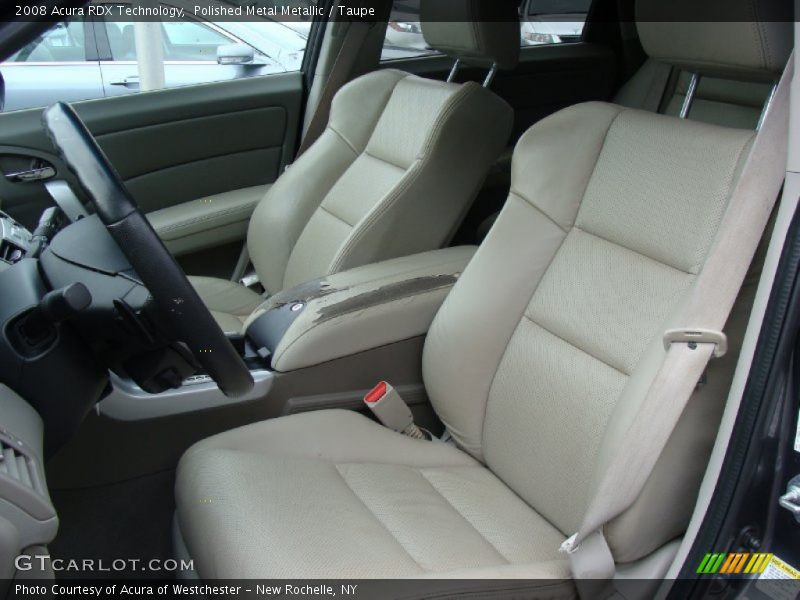 Polished Metal Metallic / Taupe 2008 Acura RDX Technology