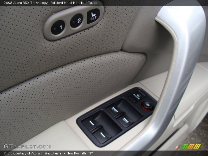 Polished Metal Metallic / Taupe 2008 Acura RDX Technology