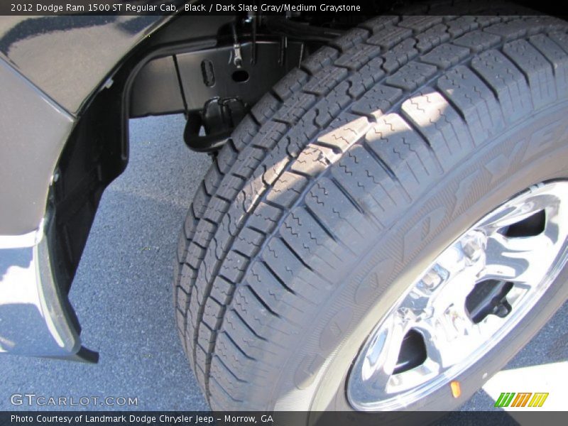 Black / Dark Slate Gray/Medium Graystone 2012 Dodge Ram 1500 ST Regular Cab