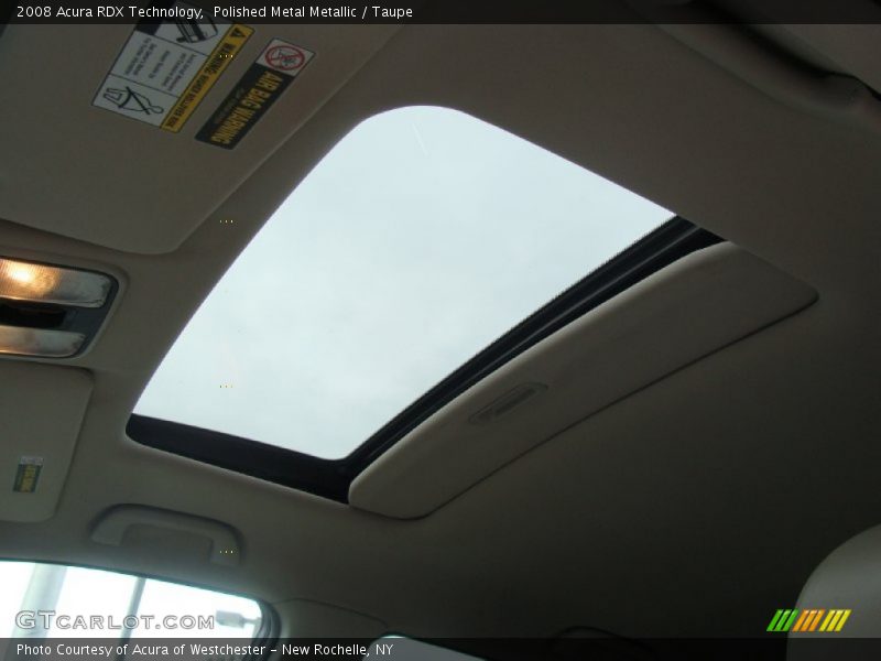 Polished Metal Metallic / Taupe 2008 Acura RDX Technology