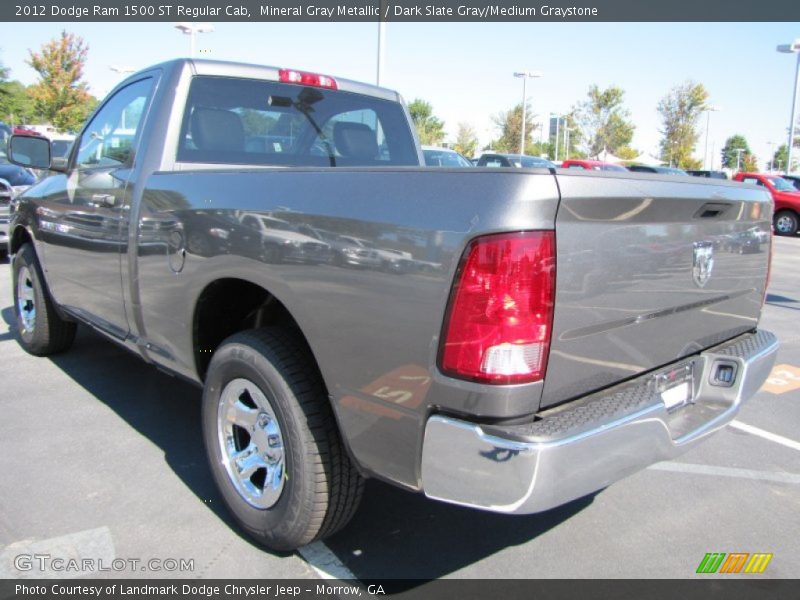 Mineral Gray Metallic / Dark Slate Gray/Medium Graystone 2012 Dodge Ram 1500 ST Regular Cab