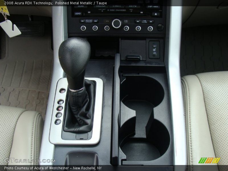 Polished Metal Metallic / Taupe 2008 Acura RDX Technology