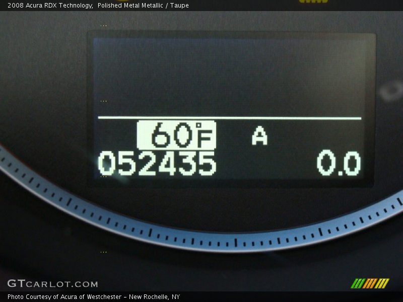 Polished Metal Metallic / Taupe 2008 Acura RDX Technology