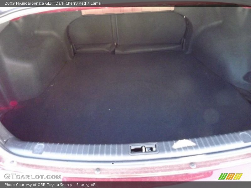 Dark Cherry Red / Camel 2009 Hyundai Sonata GLS