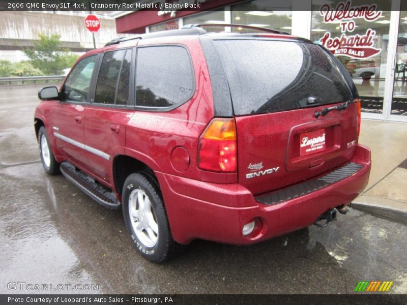 Cranberry Red Metallic / Ebony Black 2006 GMC Envoy SLT 4x4