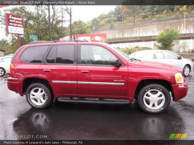 Cranberry Red Metallic / Ebony Black 2006 GMC Envoy SLT 4x4