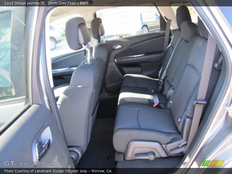 Storm Grey Pearl / Black 2012 Dodge Journey SE