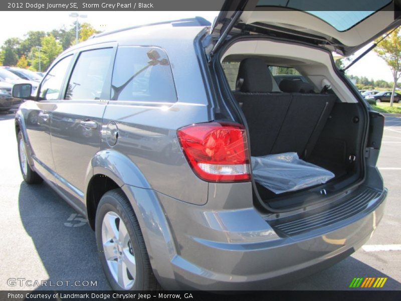 Storm Grey Pearl / Black 2012 Dodge Journey SE