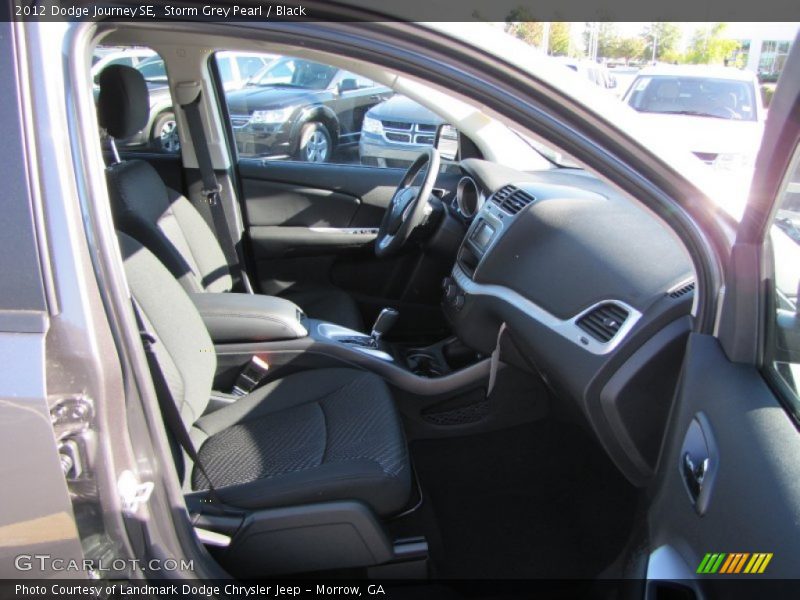 Storm Grey Pearl / Black 2012 Dodge Journey SE