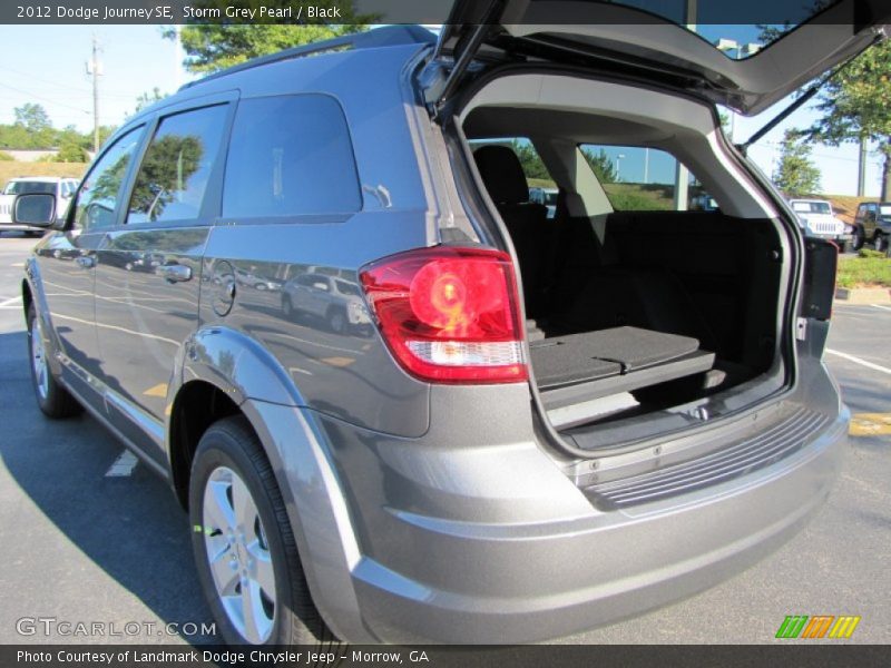 Storm Grey Pearl / Black 2012 Dodge Journey SE