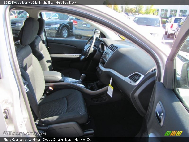 Bright Silver Metallic / Black 2012 Dodge Journey SE