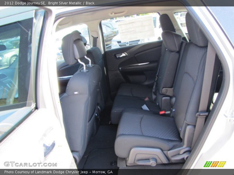 Bright Silver Metallic / Black 2012 Dodge Journey SE