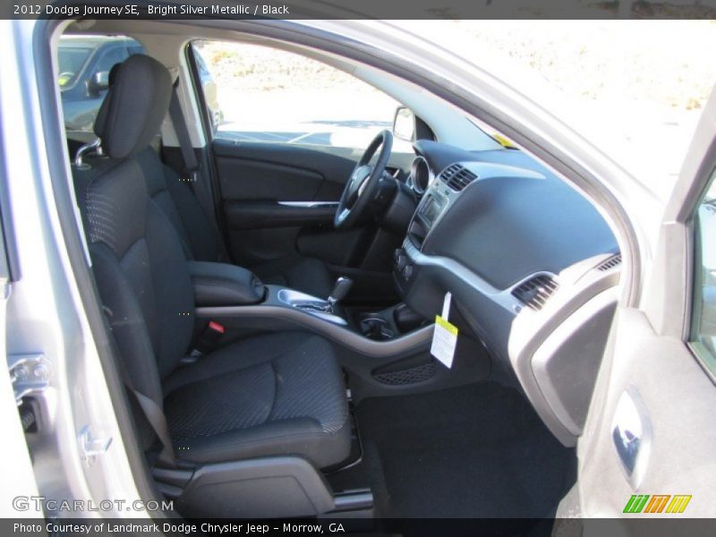 Bright Silver Metallic / Black 2012 Dodge Journey SE