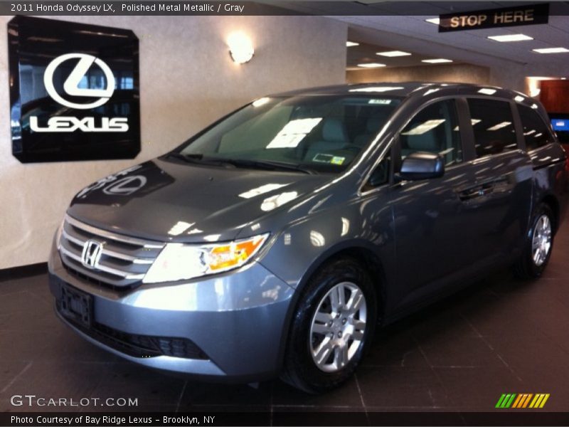 Polished Metal Metallic / Gray 2011 Honda Odyssey LX