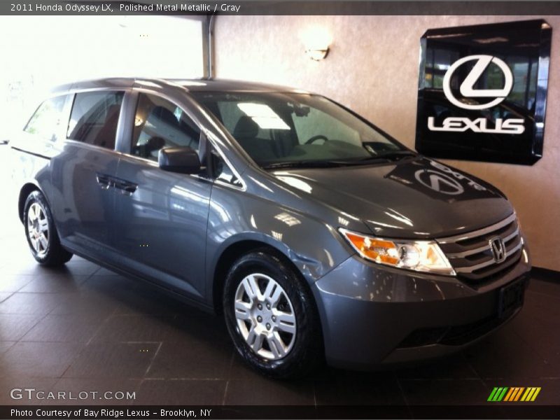 Polished Metal Metallic / Gray 2011 Honda Odyssey LX