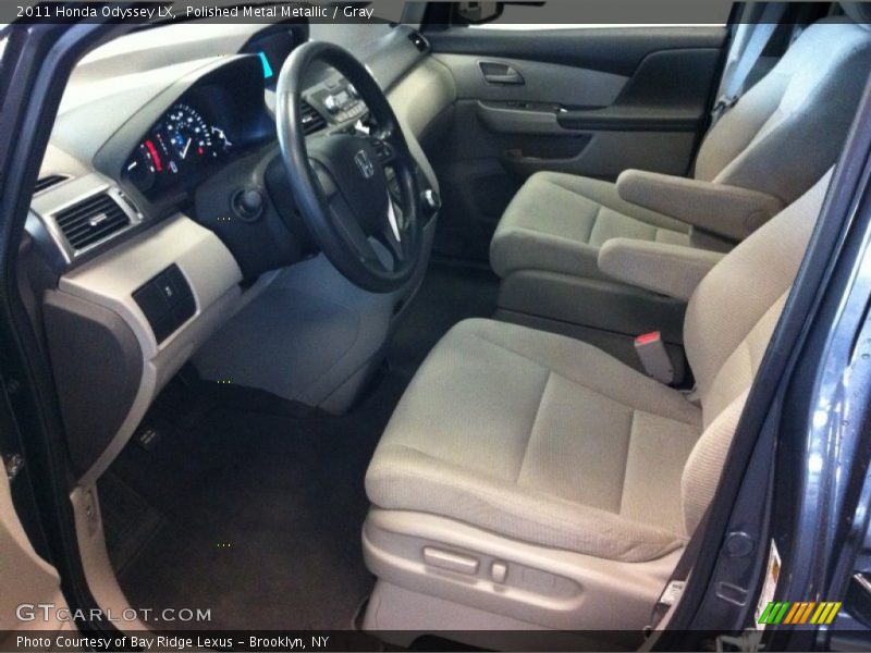 Polished Metal Metallic / Gray 2011 Honda Odyssey LX
