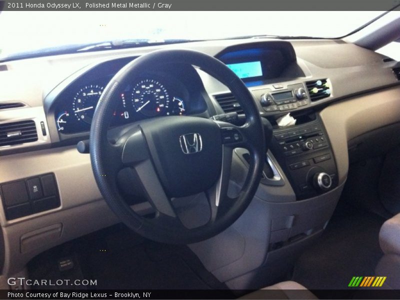 Polished Metal Metallic / Gray 2011 Honda Odyssey LX