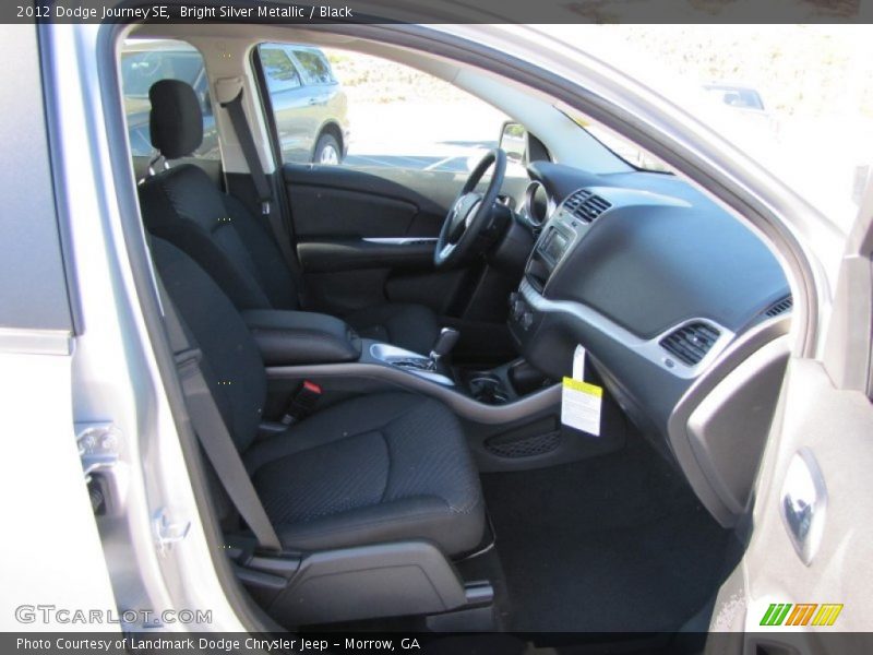 Bright Silver Metallic / Black 2012 Dodge Journey SE