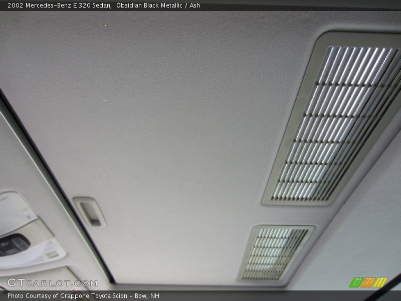 Obsidian Black Metallic / Ash 2002 Mercedes-Benz E 320 Sedan