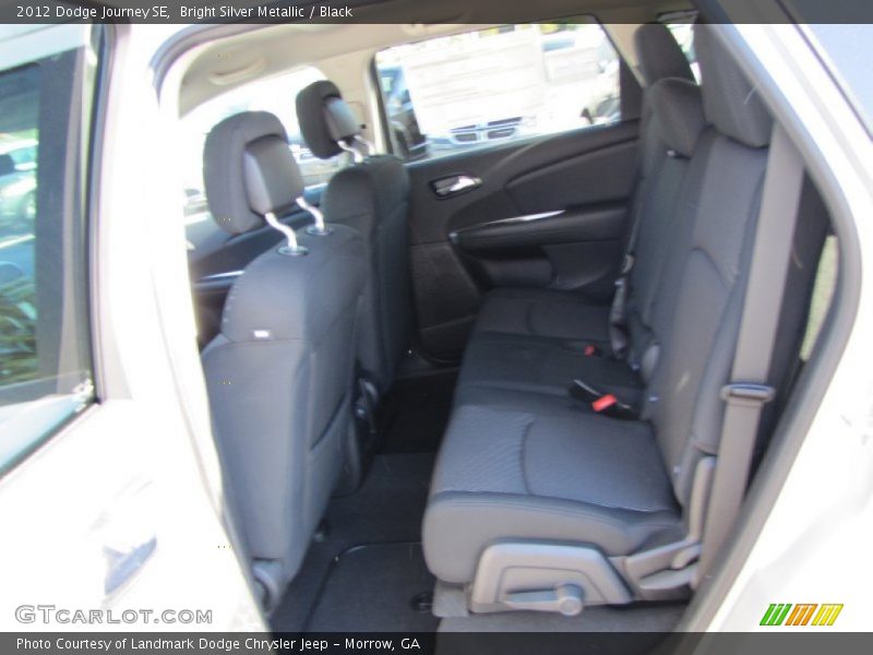 Bright Silver Metallic / Black 2012 Dodge Journey SE
