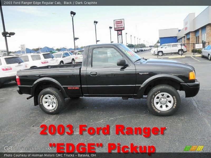 Black / Dark Graphite 2003 Ford Ranger Edge Regular Cab