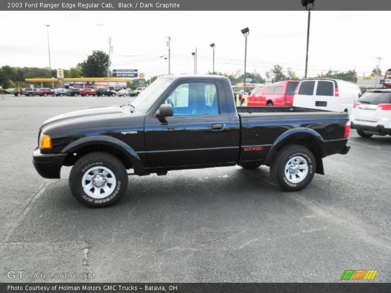 Black / Dark Graphite 2003 Ford Ranger Edge Regular Cab
