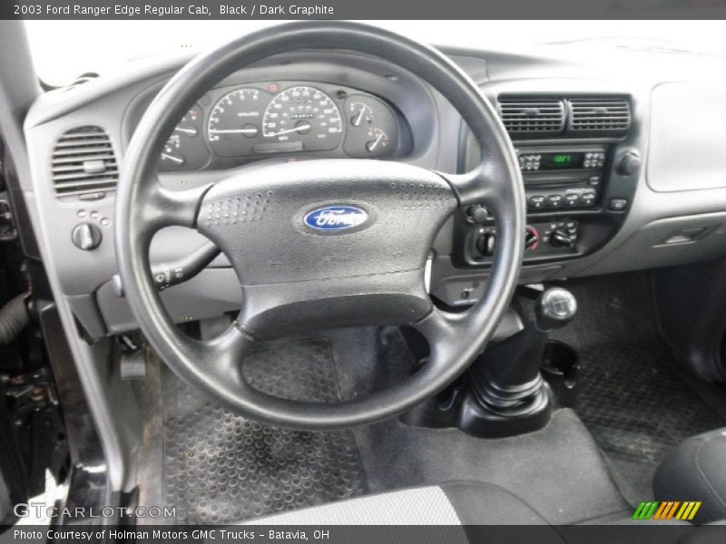 Black / Dark Graphite 2003 Ford Ranger Edge Regular Cab