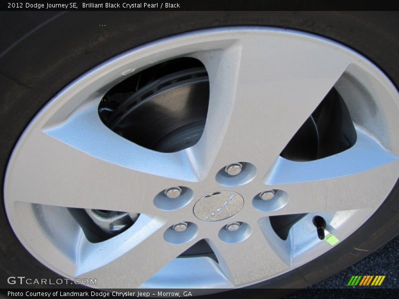 Brilliant Black Crystal Pearl / Black 2012 Dodge Journey SE