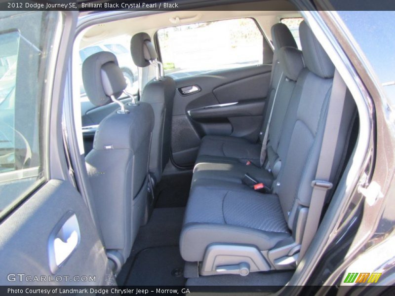 Brilliant Black Crystal Pearl / Black 2012 Dodge Journey SE