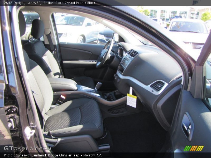 Brilliant Black Crystal Pearl / Black 2012 Dodge Journey SE